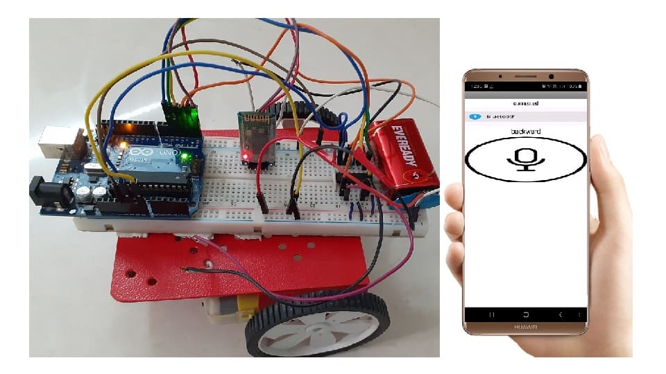 how2electronics's tweet card. Overview In this project, we will learn how to make Voice Controlled Robot Car Using Arduino. The robotic car can be controlled wirelessly via voice