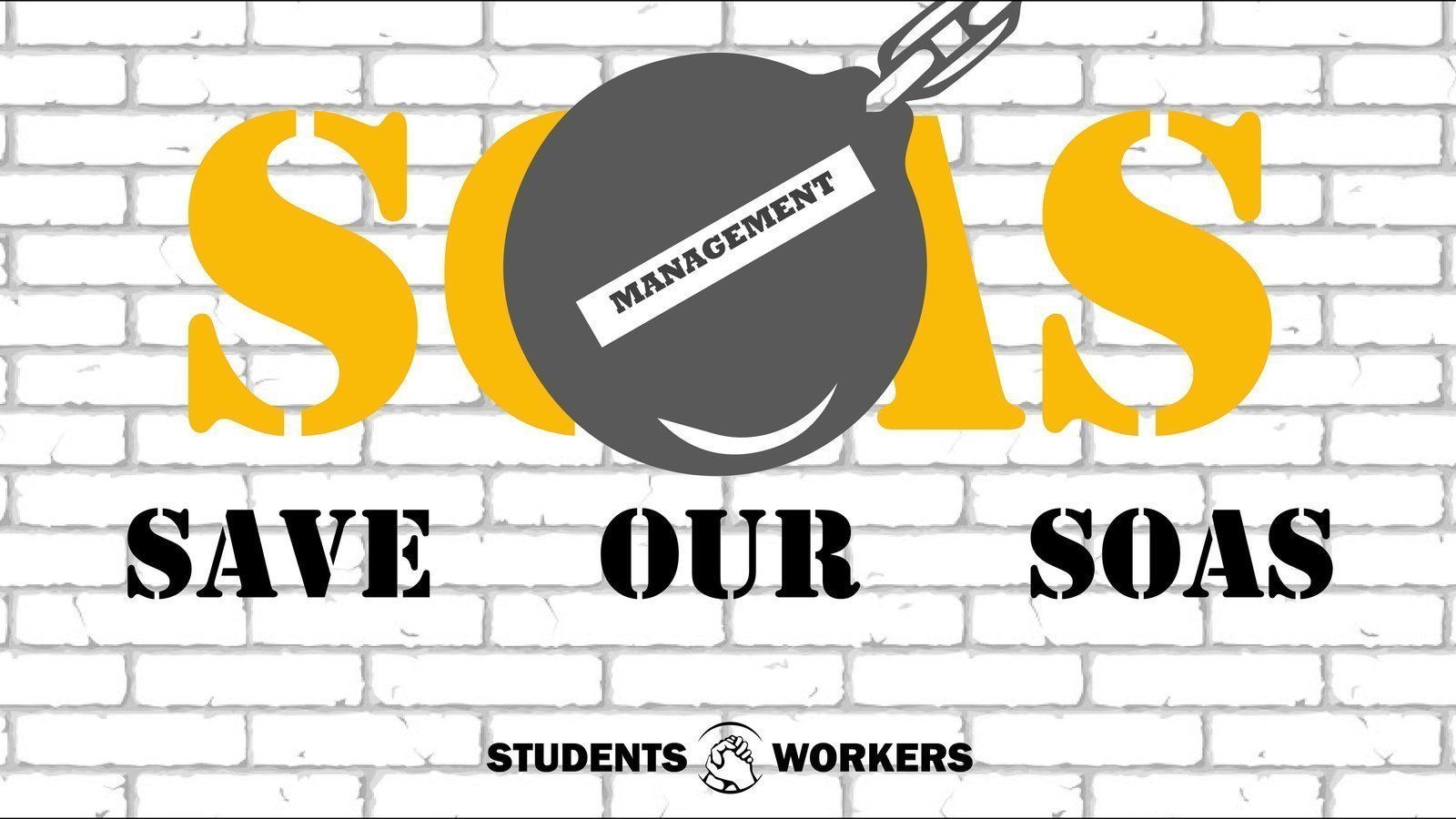 CrisisSoas's tweet card. Crisis SOAS - Students in solidarity with Workers