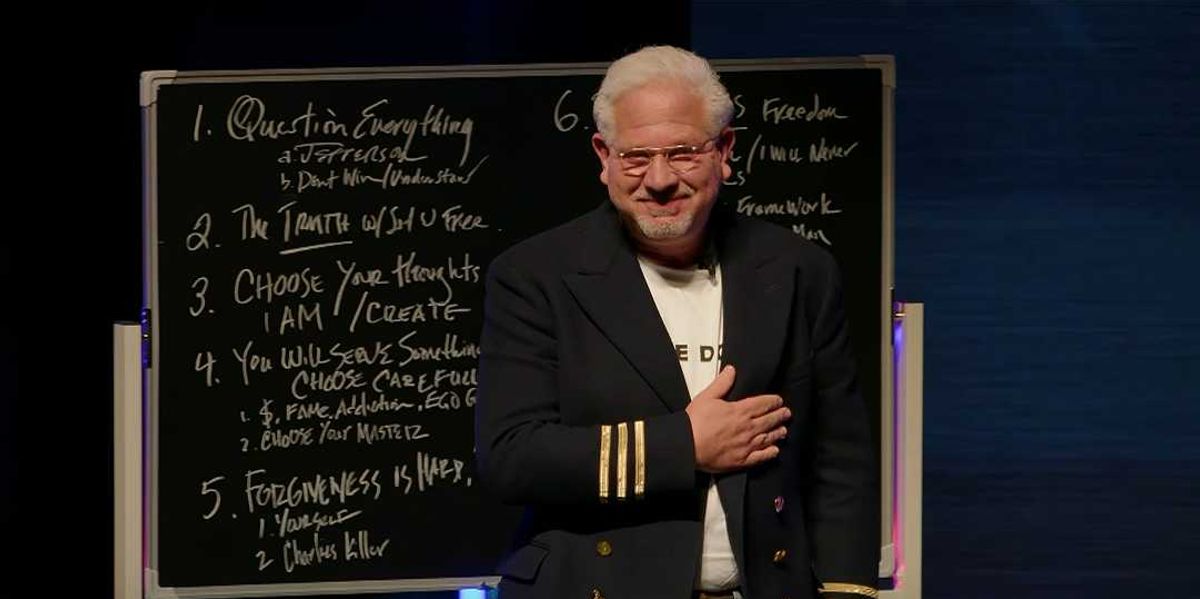 glennbeck's tweet card. Beck indicates he was readying to turn his radio slot over to Kirk ahead of the TPUSA founder's assassination.