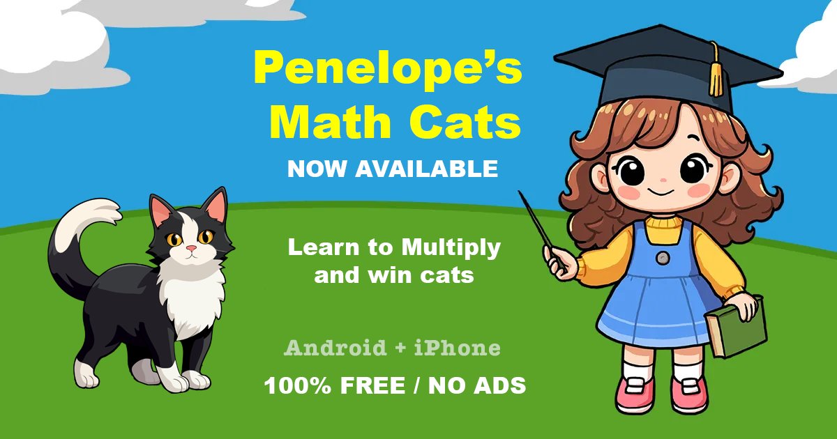 mattgarvin's tweet card. It is sweet, fun, engaging, and above all useful for teaching kids in grades 3 to 6 how to multiply!