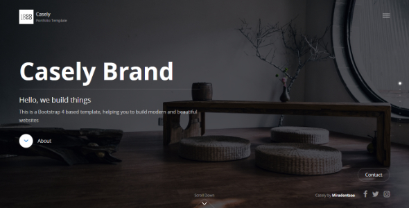 Stylelib_Themes's tweet card. Casely is a beautiful responsive website template. You can use it as a marketing website page to present your brand, your products, your services or your works. Versatile as it is, ya simple landin...