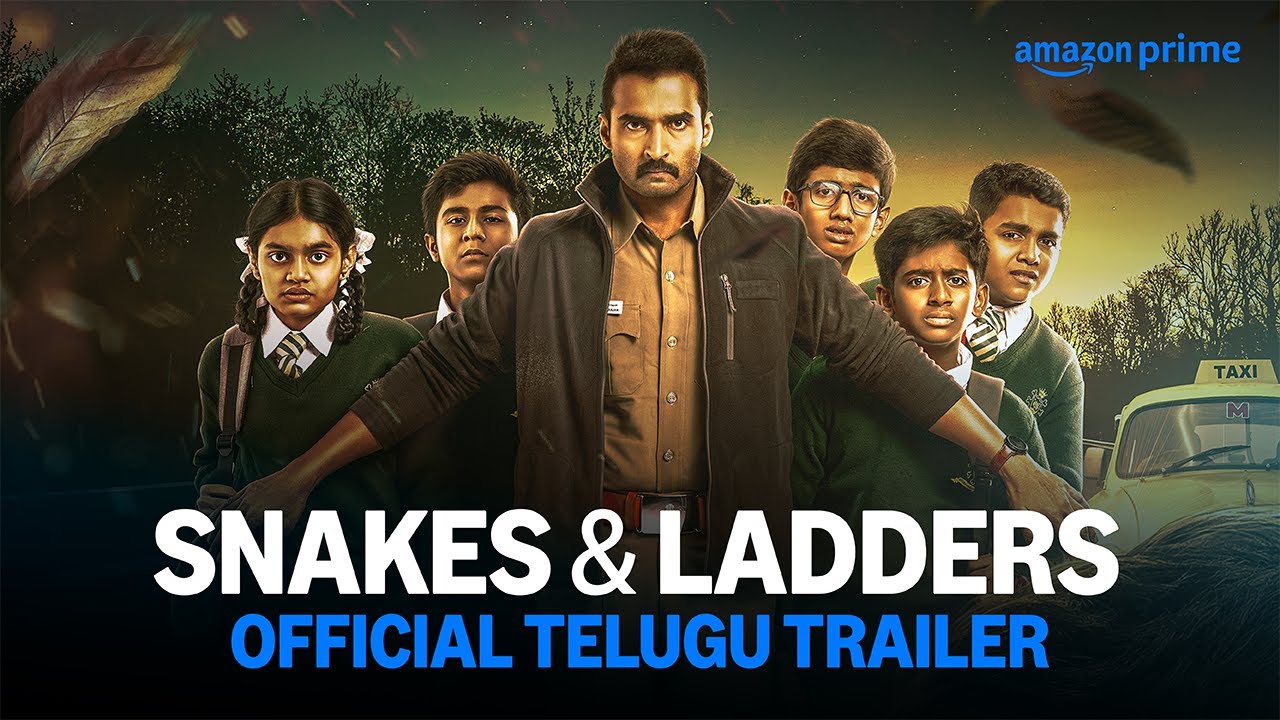 Naveenc212's tweet card. Snakes & Ladders - Official Telugu Trailer | Prime Video India
