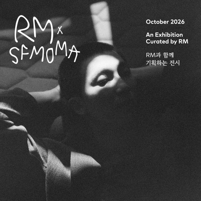 BIGHIT_MUSIC's tweet card. BTS RM, K팝 최초 美 SFMOMA서 첫 개인 전시…역대급 협업