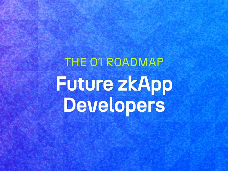 o1_labs's tweet card. Explore how the o1Labs team is advancing zkApp development with Mina Protocol and o1js in the first installment of the o1Roadmap series.