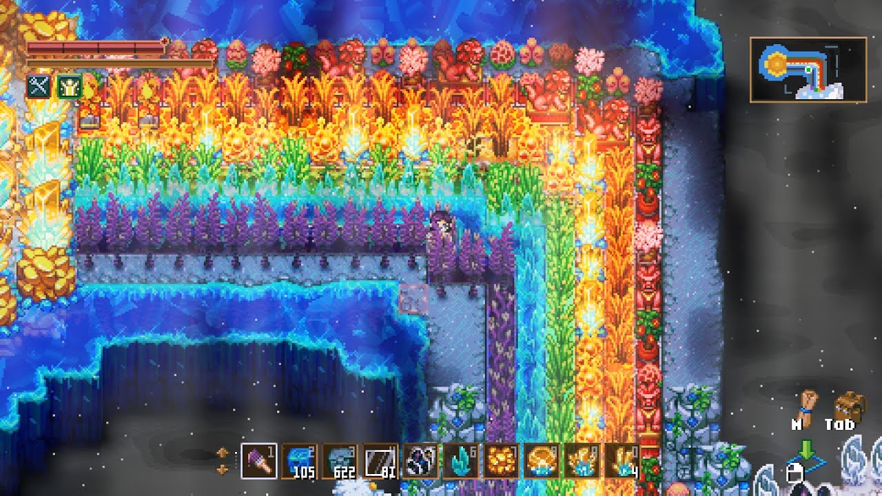CoreKeeperGame's tweet card. Core Keeper BUILDTOBER 2025 Day 1: Rainbow!