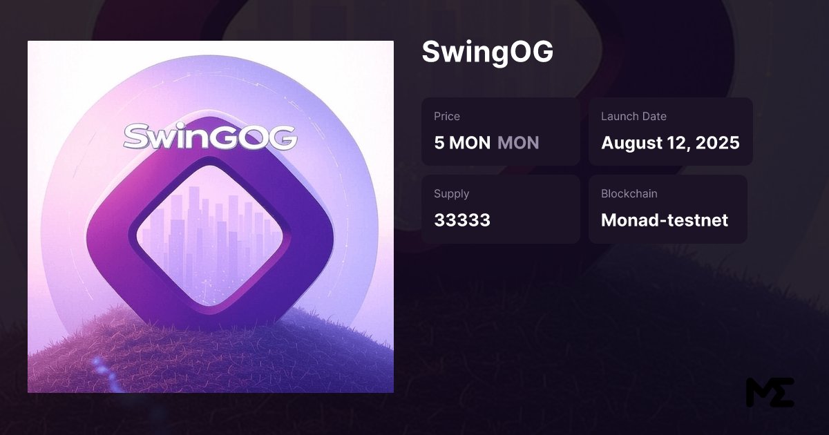 SwingMonad's tweet card. SwingOG