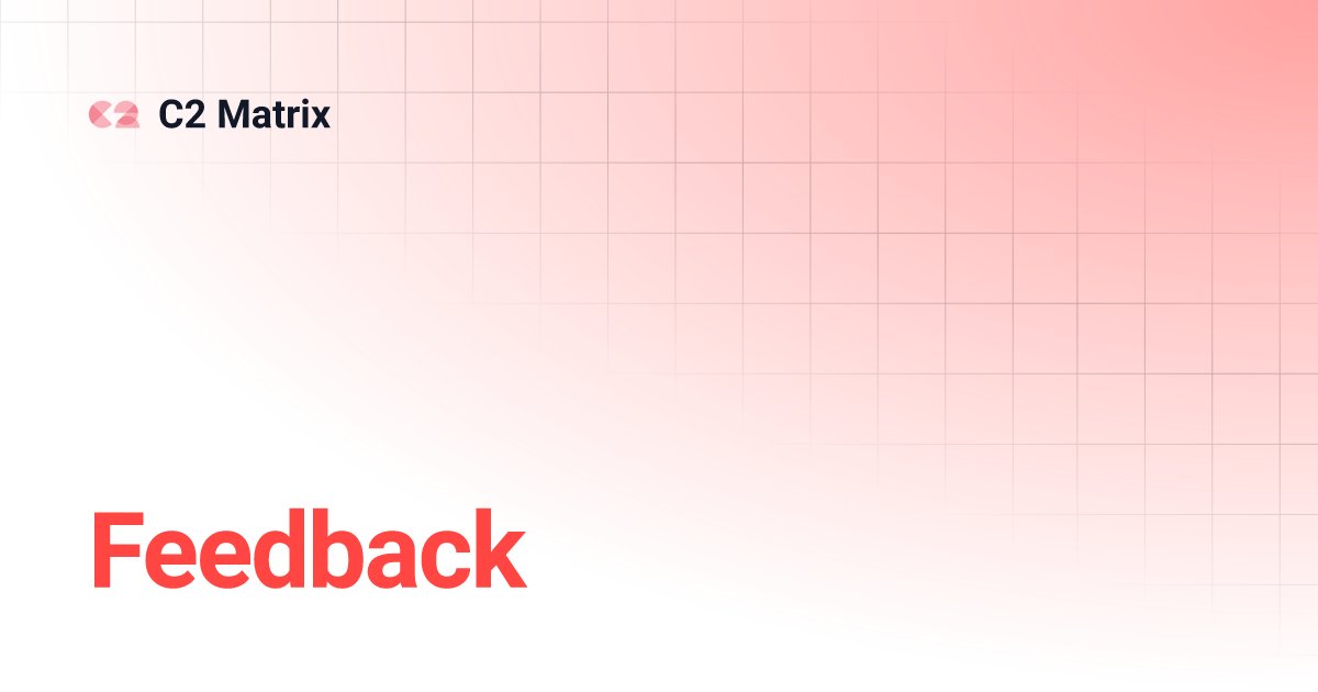 c2_matrix's tweet card. Feedback | C2 Matrix