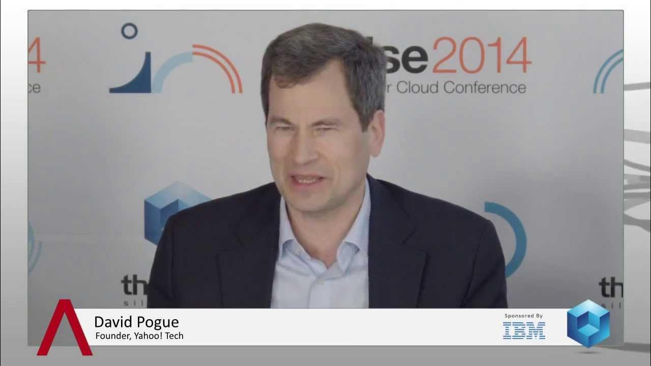theCUBE's tweet card. David Pogue, Yahoo | IBM Pulse 2014