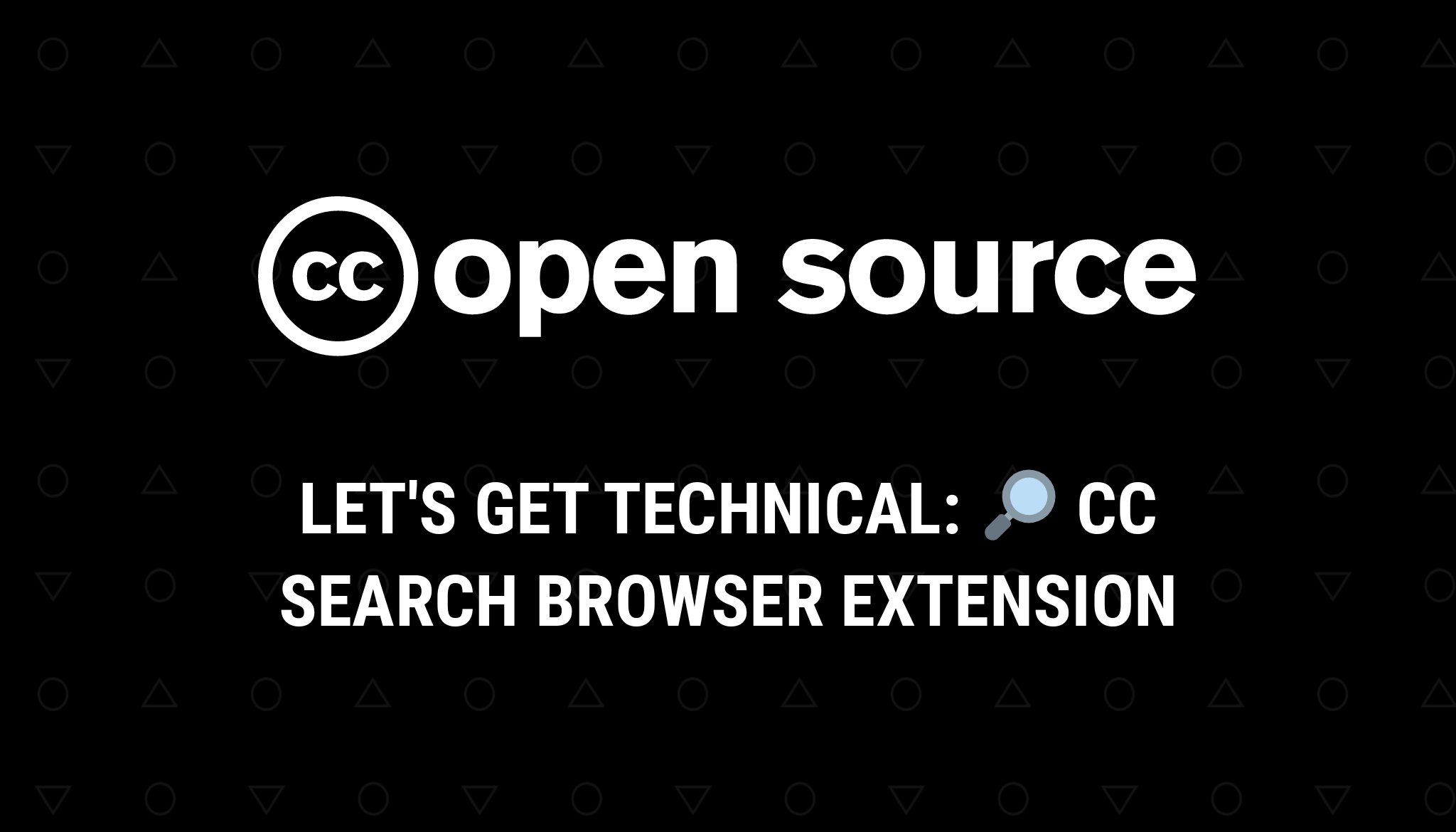 cc_opensource's tweet card. The CC Search Browser Extension allows users to search, filter, and use images in the Public Domain and under CC licenses.