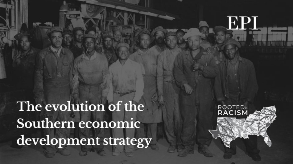 MathisNCNW's tweet card. The Southern economic development model has failed to create shared prosperity in the region. In fact, this model was deliberately designed to do the opposite—to extract the labor of Black and brown...