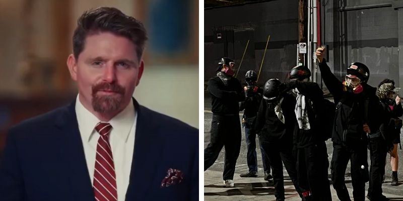mmemmepoppins's tweet card. Seamus Bruner of the Government Accountability Institute shed light on how funding flows to Antifa and other radical left-wing groups that engage in protests and riots around the US.