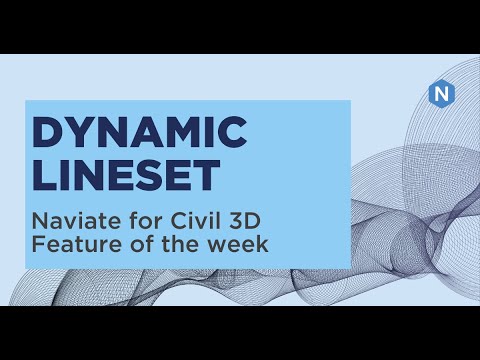 SymetriUSA's tweet card. Dynamic Lineset in Naviate Landscape - Naviate for Civil feature of...