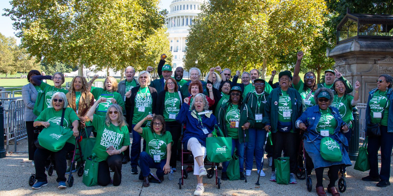 AFSCME's tweet card. AFSCME retirees were fired up to talk to lawmakers when they visited Capitol Hill on Thursday.