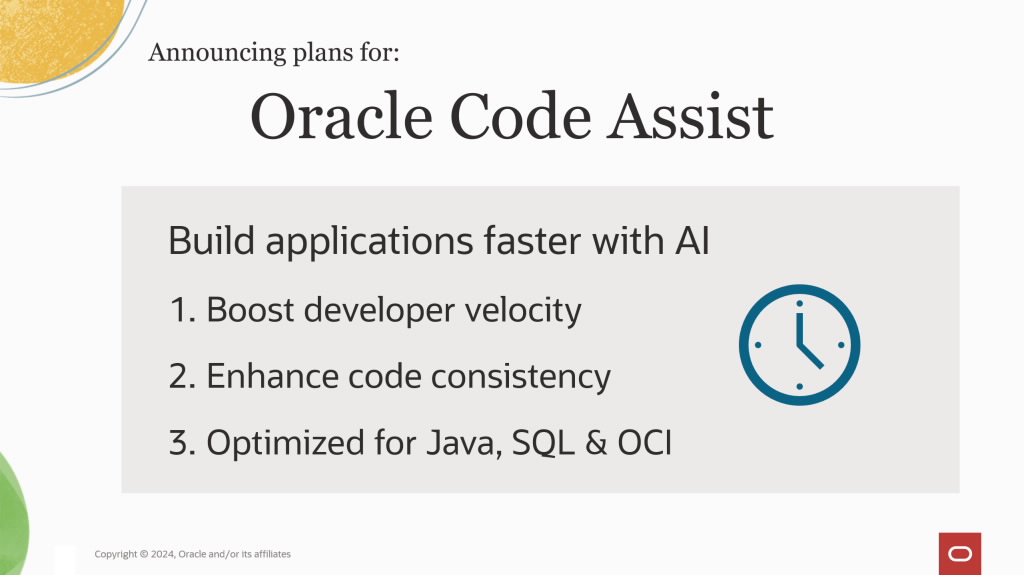 sdfedc4682's tweet card. Trained on the latest languages, techniques, and best practices, Oracle Code Assist is an AI-powered code companion software development tool that speeds creation and modernization of applications....