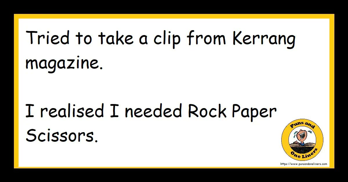 punsandoneliner's tweet card. Managed to cut my bills in half.  I haven't saved any money, just a bit obsessed with my scissors.  Puns on the theme of Scissor Jokes...