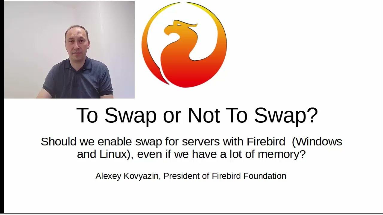 carlaoca's tweet card. To Swap or not to Swap? Why should we enable paging file for Firebi...