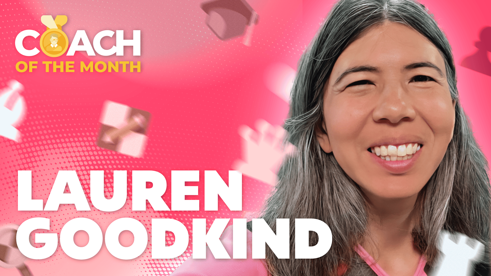 LGoodkind's tweet card. Our September Coach of the Month, Lauren Goodkind, has more than a decade of experience as a chess coach for beginning and intermediate students all over the world.