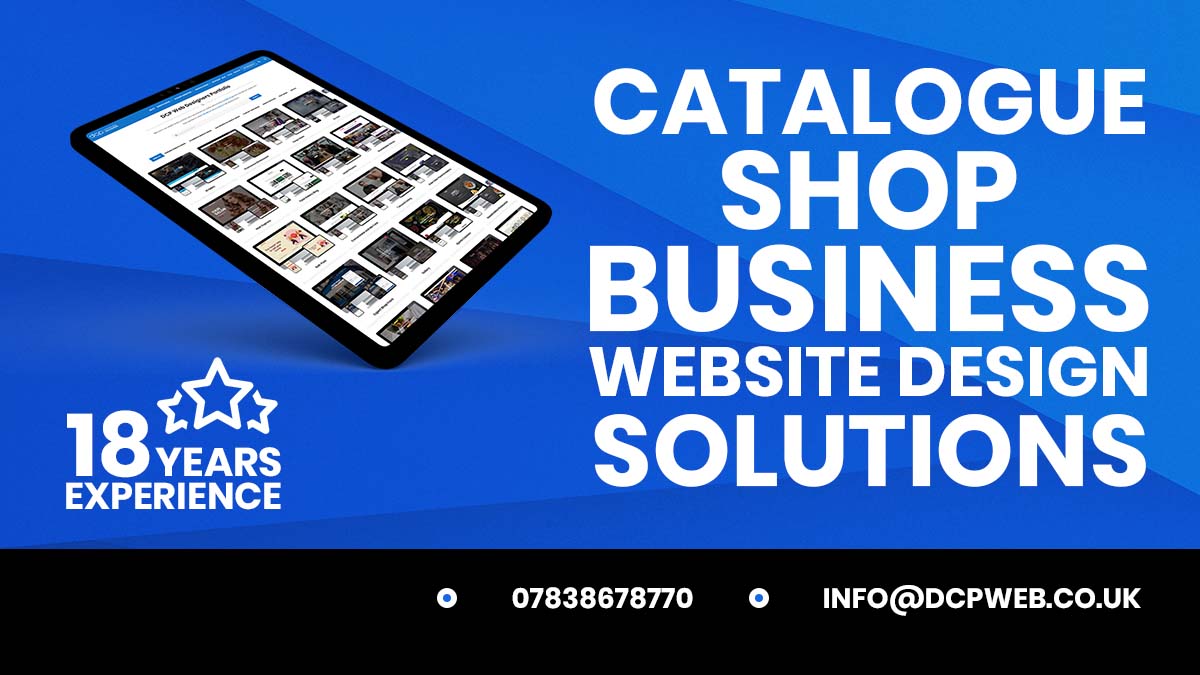 dcpwebdesigners's tweet card. Custom catalogue website design, We create amazing catalogue shopping website solutions for London & UK businesses. Get a free quote today.