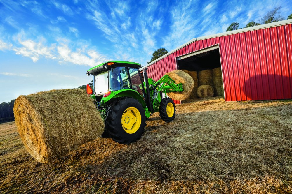 crossimplement's tweet card. Great Selection John Deere Utility Tractors In Stock & Save Up to $10,000 - Ask About Our Exclusive Seasonal Low Rate Lease for Customers in AOR from $40/hr*