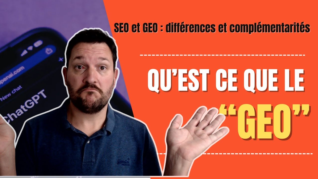 pascal_ccbb's tweet card. Qu'est-ce que le GEO ? Quelles différences avec le SEO ? on fait le...