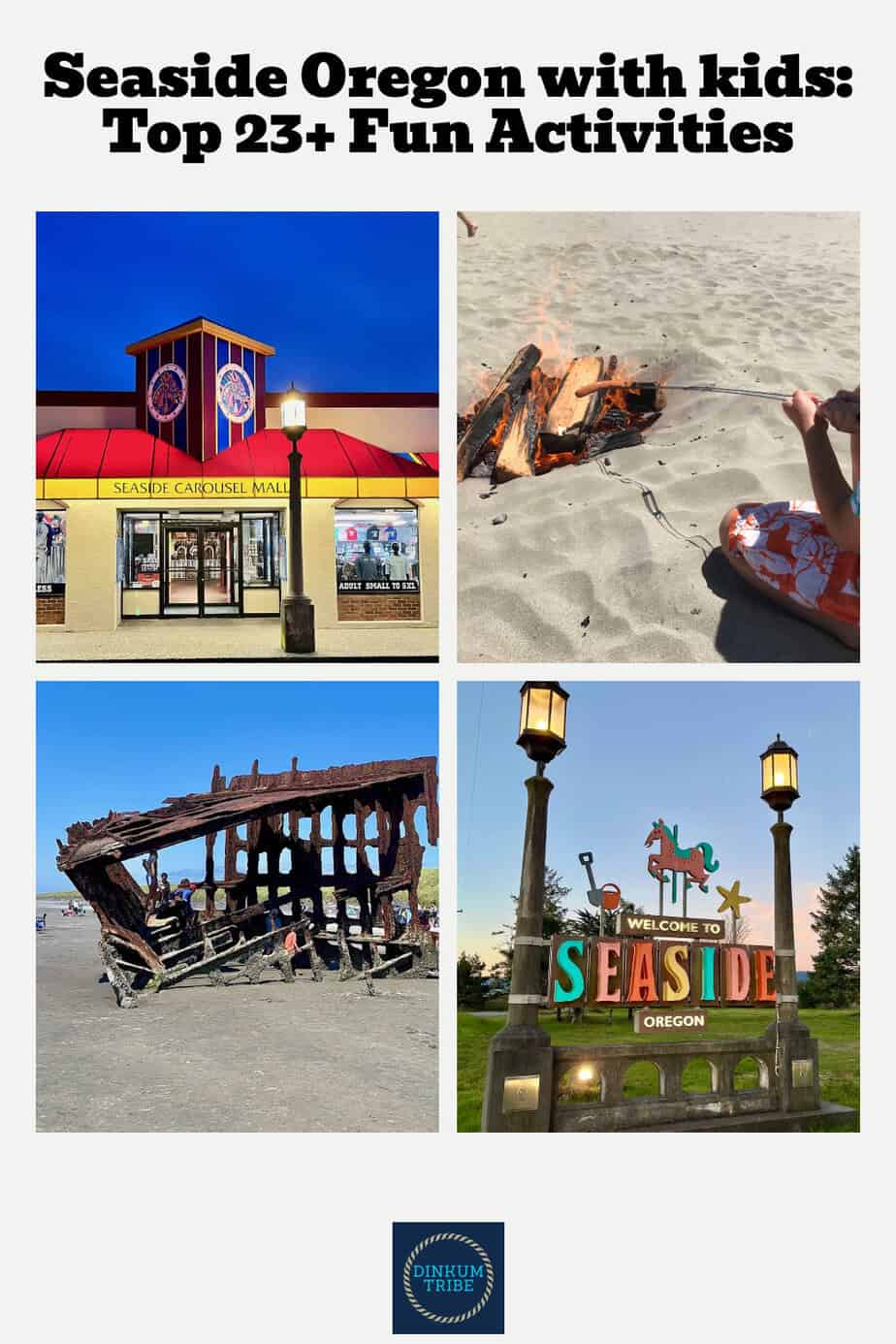 DinkumTribe's tweet card. Visiting Seaside Oregon with kids will be a memorable vacation. A shipwreck, an aquarium, and a huge candy store are some of the highlights!