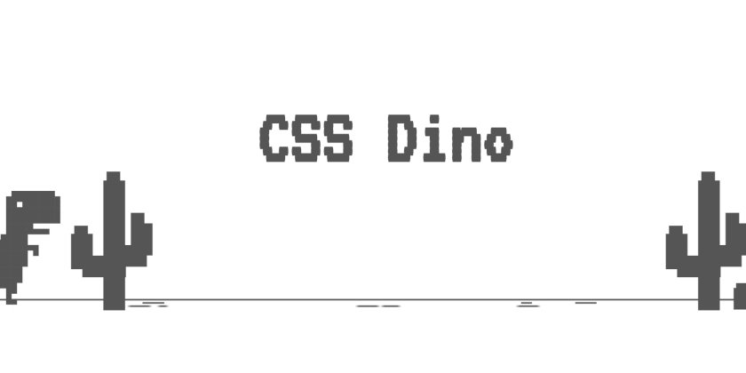 ThePracticalDev's tweet card. This weekend I developed CSS Dino, a version of the no-internet-connection game on Chrome, done just with HTML and CSS.