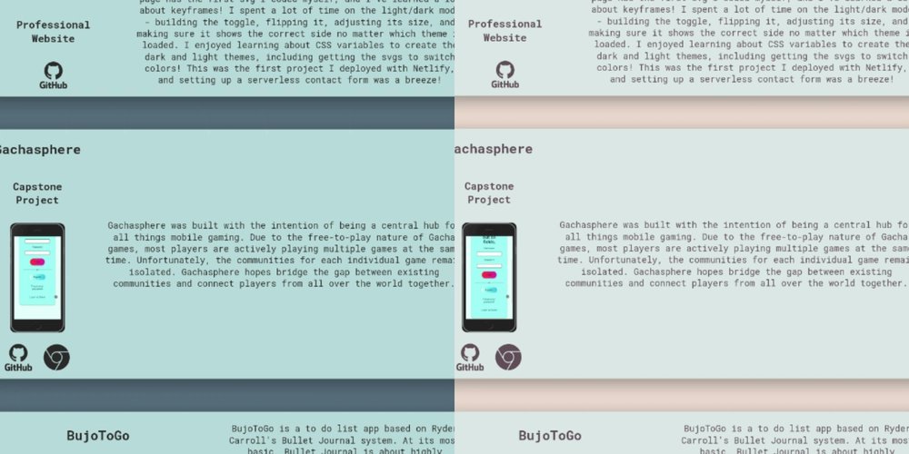 ThePracticalDev's tweet card. When I rebuilt my portfolio site, I knew I wanted to have some fun with the design, and a dark and...