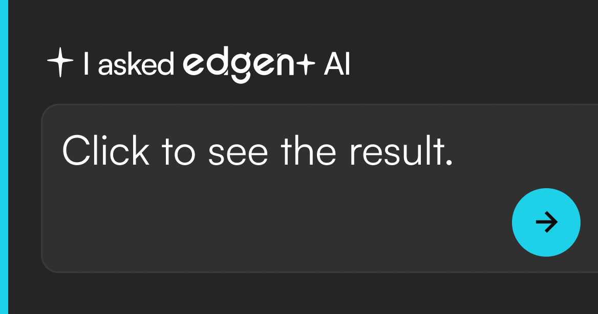 xyqcoder's tweet card. Edgen AI – Find Hidden Crypto Alpha