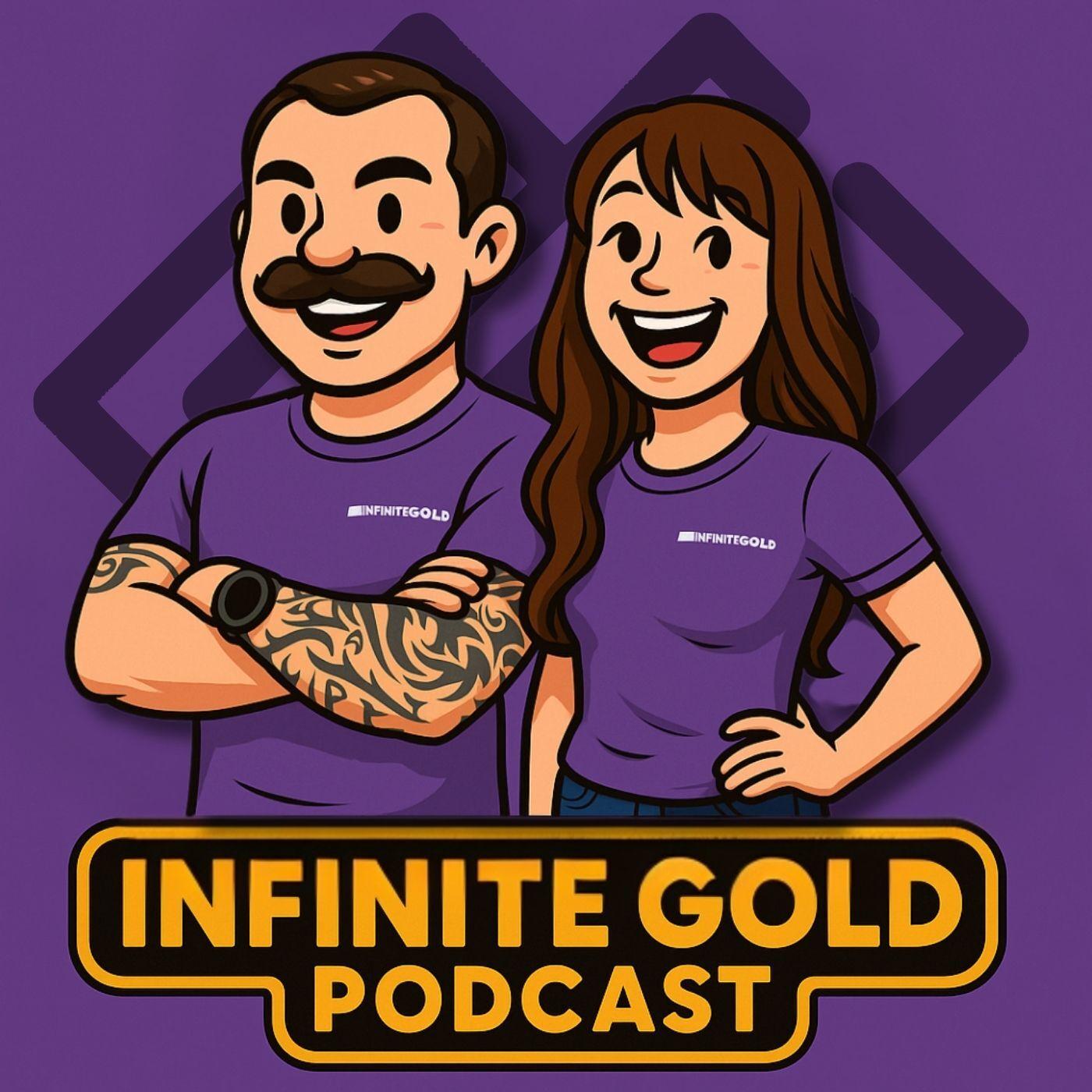 anthonydgoldner's tweet card. Infinite Gold Podcast