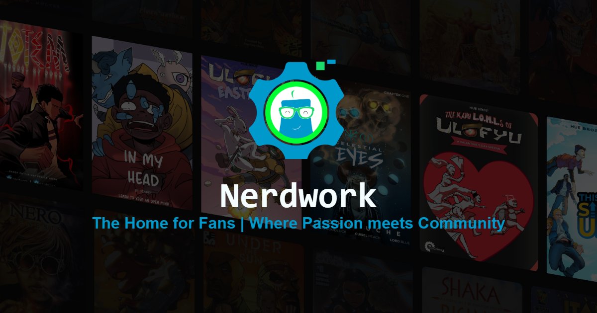 theayomikunade's tweet card. Nerdwork is the home for fans: a creative entertainment studio & thriving community best known for its annual Comic-Con. We are the intersection of storytelling, tech, culture, and fandom.