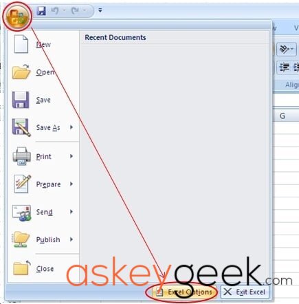 asKeygeek's tweet card. Step by step instructions with images on How to enable Developer tab in excel 2007.