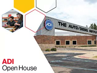 autodiesel_MI's tweet card. Discover ADI at our Open House! Join us to explore our ADI campus, state-of-the-art labs, and residence halls. Our expert faculty and staff will provide insights into our career-focused automotive...