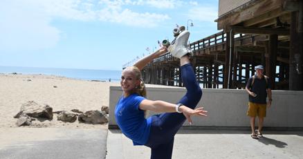 VC_Reporter's tweet card. Eddie Campbell grew up in the San Fernando Valley and graduated from USC, but his true home is at Ventura’s Skating Plus. Campbell coaches world-class athletes in artistic roller skating,