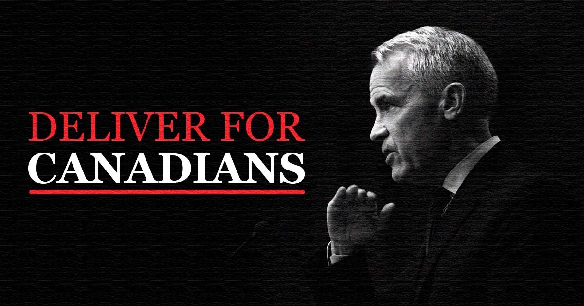 WarrenSteinley's tweet card. DELIVER FOR CANADIANS - Conservative Party of Canada