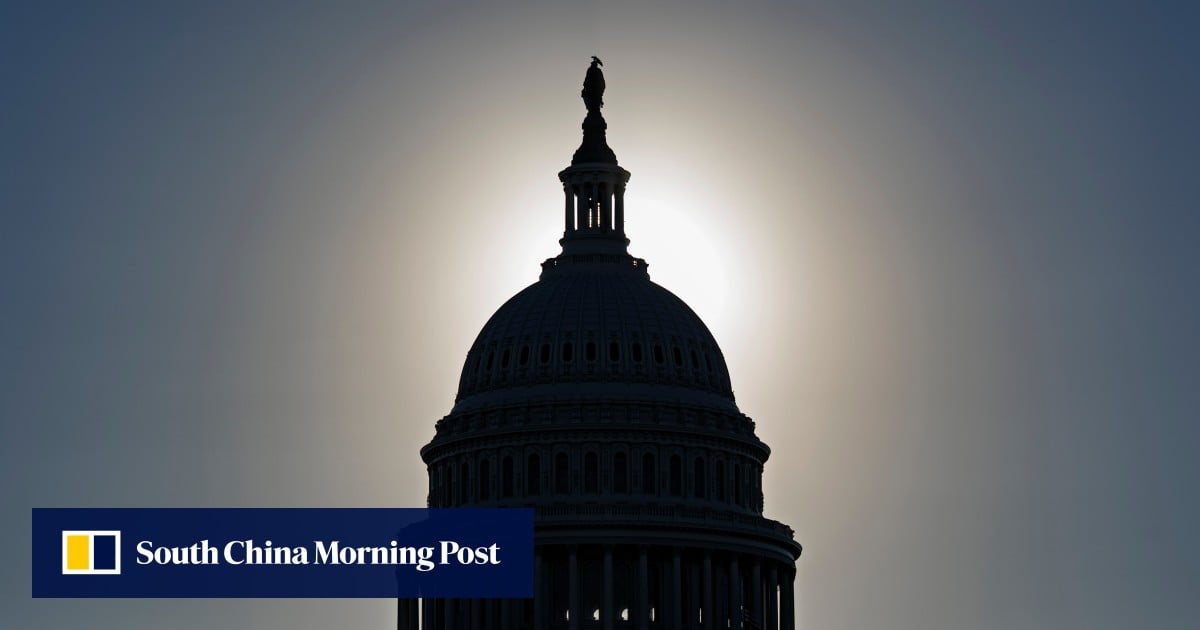 SCMPNews's tweet card. Trump is using mass lay-offs to put pressure on his Democrat opponents as the crisis looks set to go into a third week.