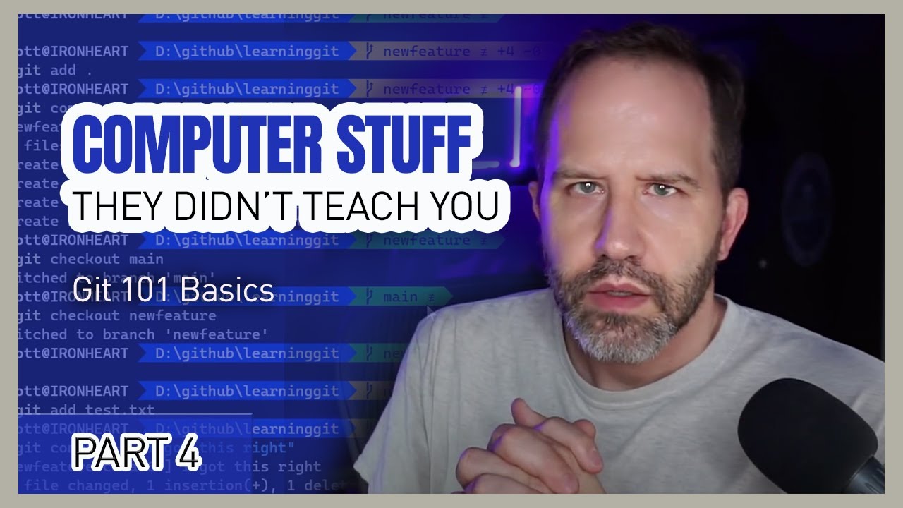 shanselman's tweet card. Git 101 Basics - Computer Stuff They Didn't Teach You #4