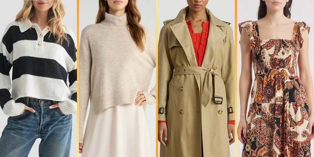 OprahDaily's tweet card. From sweaters to trench coats to boots—score savings up to 44 percent off.