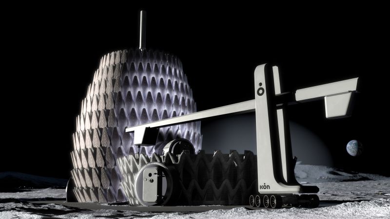 CNNStyle's tweet card. NASA aims to have astronauts on the moon in 2024 and anticipates a permanent lunar base by the end of the decade. It’s a massive challenge, but Texas-based startup ICON says it has a solution – 3D...