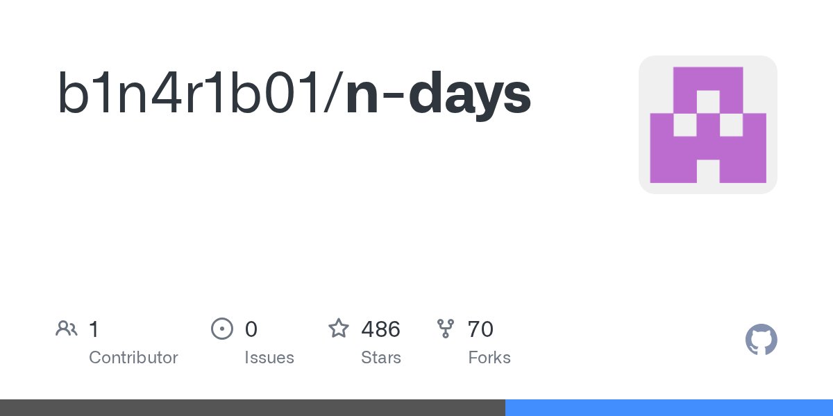 momika233's tweet card. Contribute to b1n4r1b01/n-days development by creating an account on GitHub.