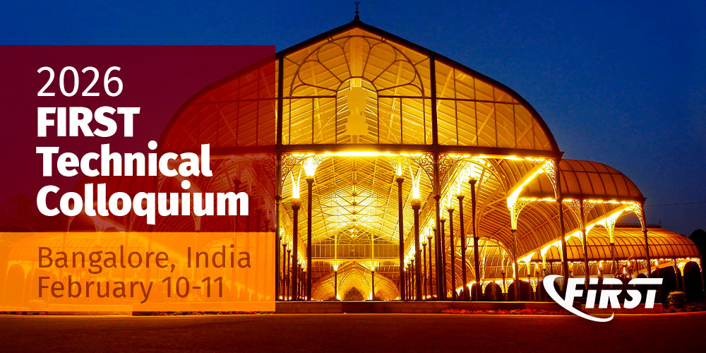 FIRSTdotOrg's tweet card. Bangalore 2026 FIRST Technical Colloquium