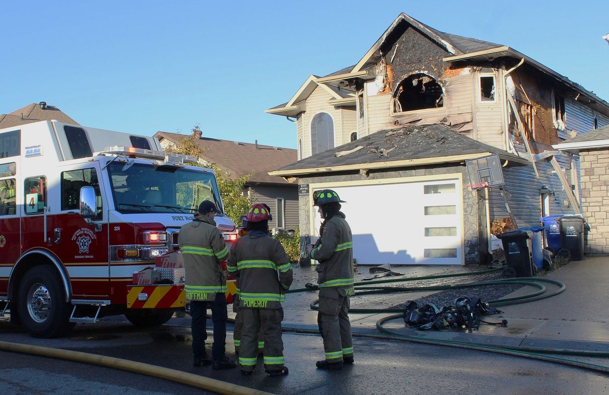 FortMacToday's tweet card. Fort McMurray firefighter injured battling Timberlea house fire