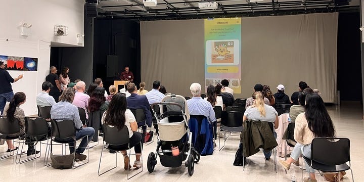 TechInsider's tweet card. Parents who attended the Raising Kids in the Age of AI workshop discussed when's the right time to introduce younger kids to AI tools.