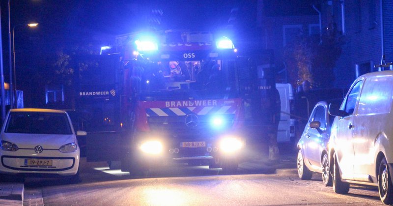Buitenbrand aan de Knopbrekerstraat in Oss