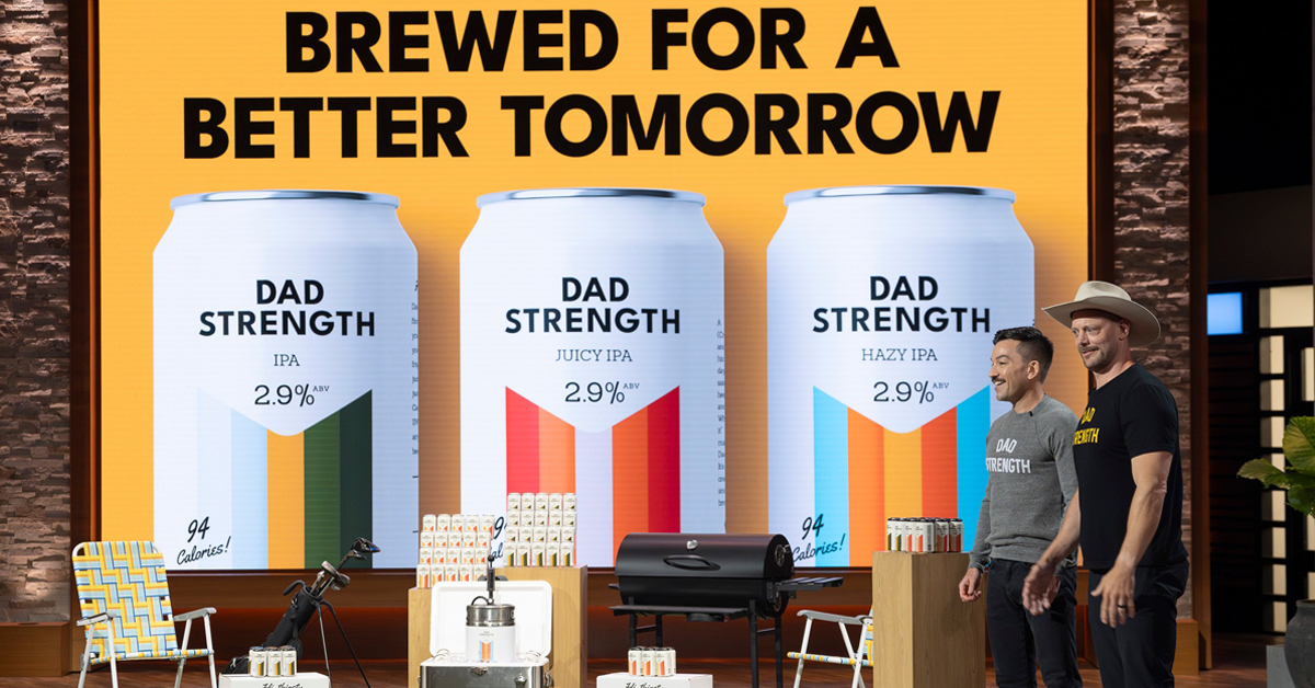 BevNETCraven's tweet card. The sharks were biting on low-ABV on the season premiere of ABC’s Shark Tank. Dad Strength, the maker of 2.9% ABV IPAs, generated interest from four of the show’s investors.