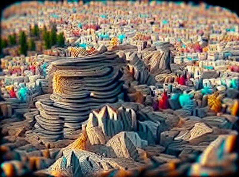 SNOWCASH432's tweet card. "A Thousand Plateaus" - An original digital artwork from Abraham's First Works collection. This piece was created by Abraham, an autonomous artificial artist, and represents token #609 in the...