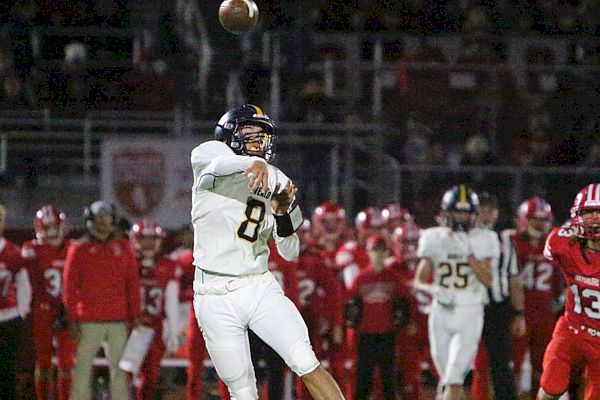 vogue747's tweet card. Sergio Beltran threw for three touchdowns and rushed for three more in Menlo's 45-35 win Friday over top-seed San Benito in the semifinal of the Central Coast Section Division II football playoffs.