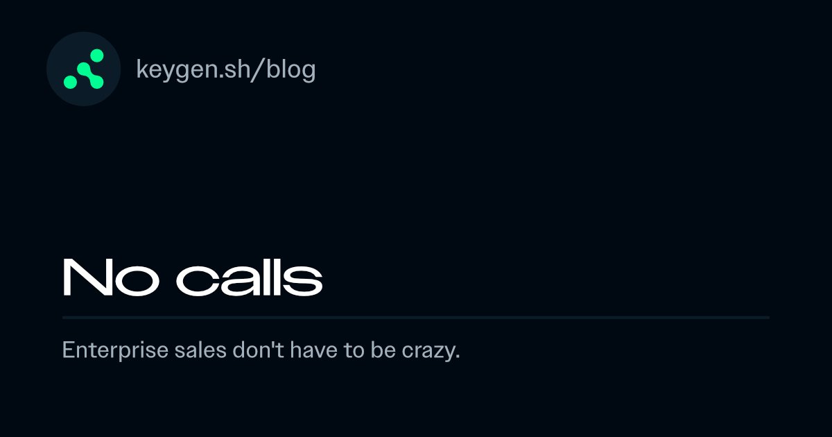 _m27e's tweet card. Enterprise sales don't have to be crazy.