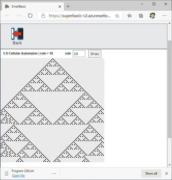 Small_Basic's tweet card. Today, I'd like to introduce current status of Small Basic Online (SBO) with following three topics.Fixed issues 2020 in SBOChanges in SBONew programming style