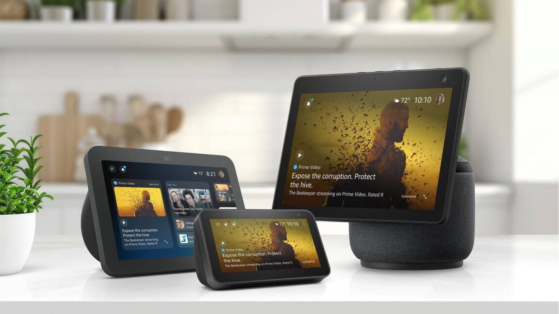 Pur3Tech's tweet card. Amazon Echo Show owners are reporting an uptick in advertisements on their smart displays. The company's Echo Show smart displays have previously shown ads through the company's Shopping Lists...