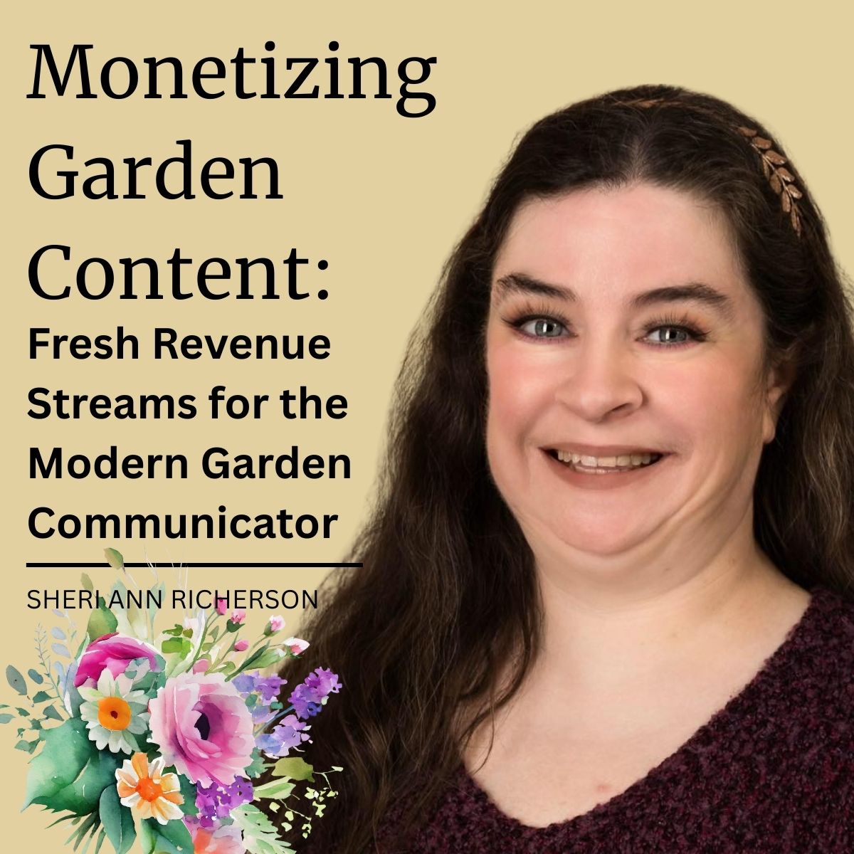 SheriARicherson's tweet card. Discover fresh ways for garden communicators and bloggers to monetize content in 2025. Join Sheri Ann Richerson at GardenComm’s virtual event.